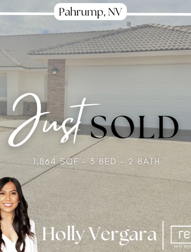 Holly with a client on closing day