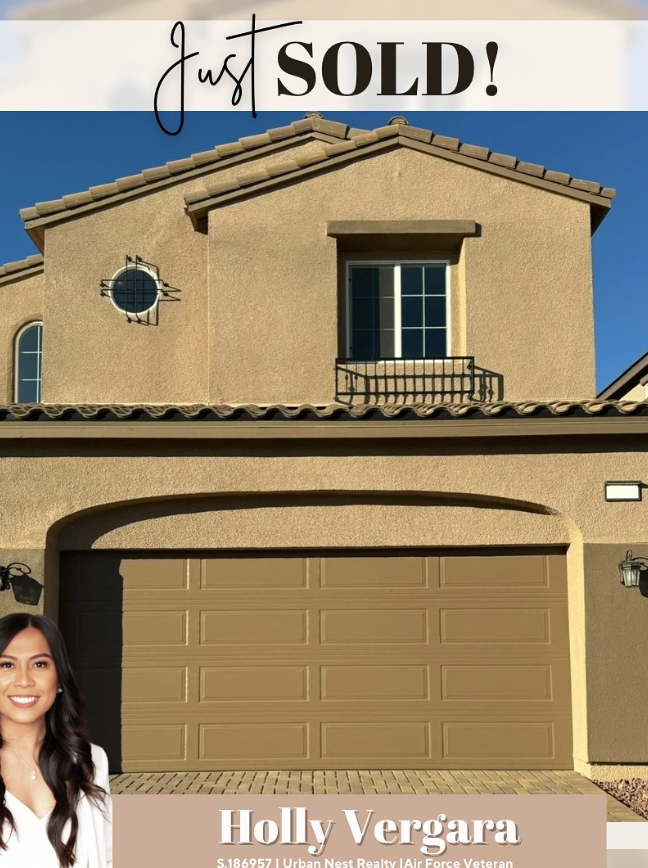 Holly with a client on closing day